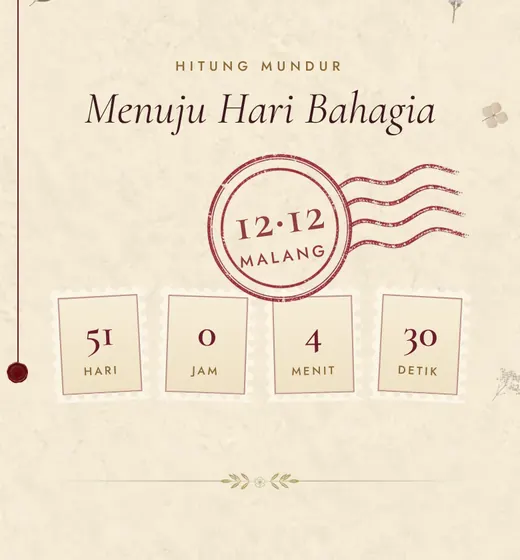 Hitung mundur hari, jam, menit, detik